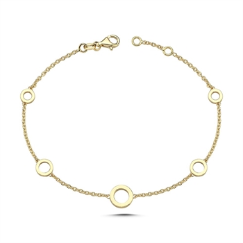 Ayla- armband in 14 kt Gold B2403-rg